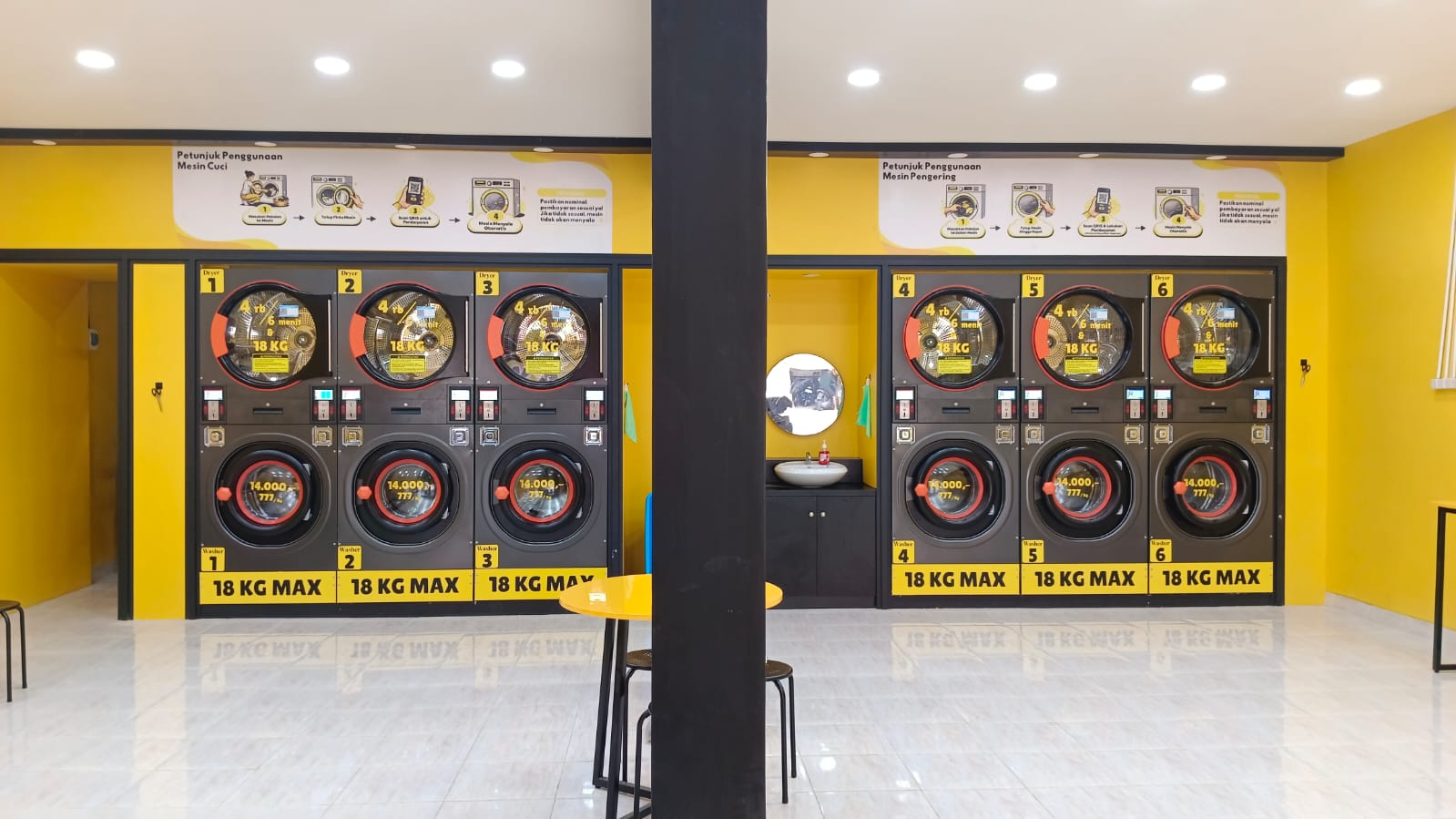 Foggia Washer dan Dryer